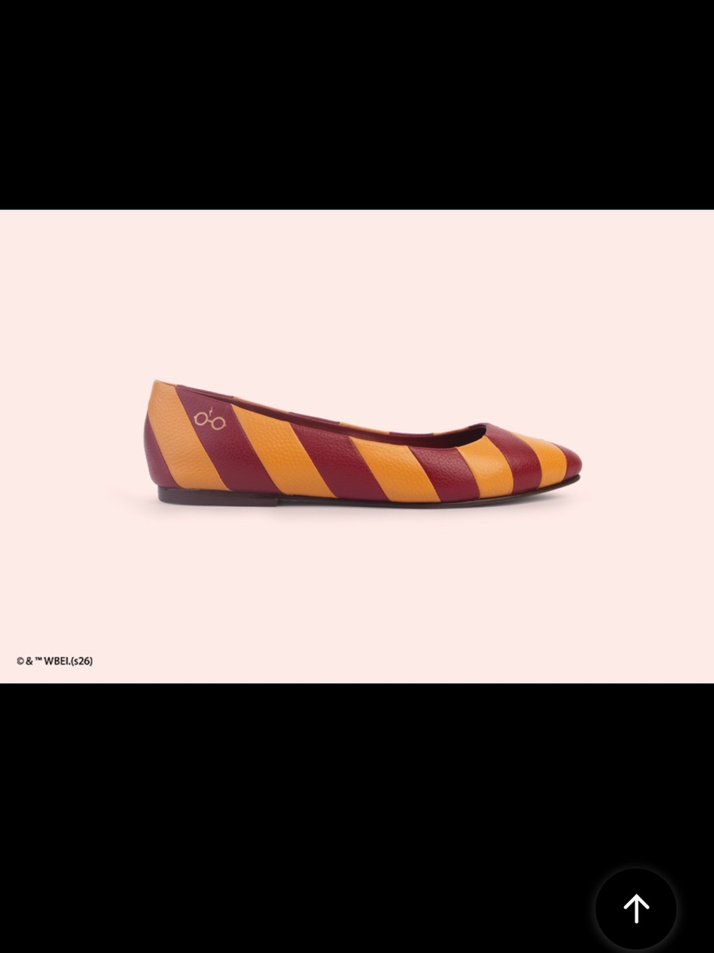 Harry Potter x Bipolar Handmade Gryffindor Leather Flats Women sz 9-9.5 US 40EU